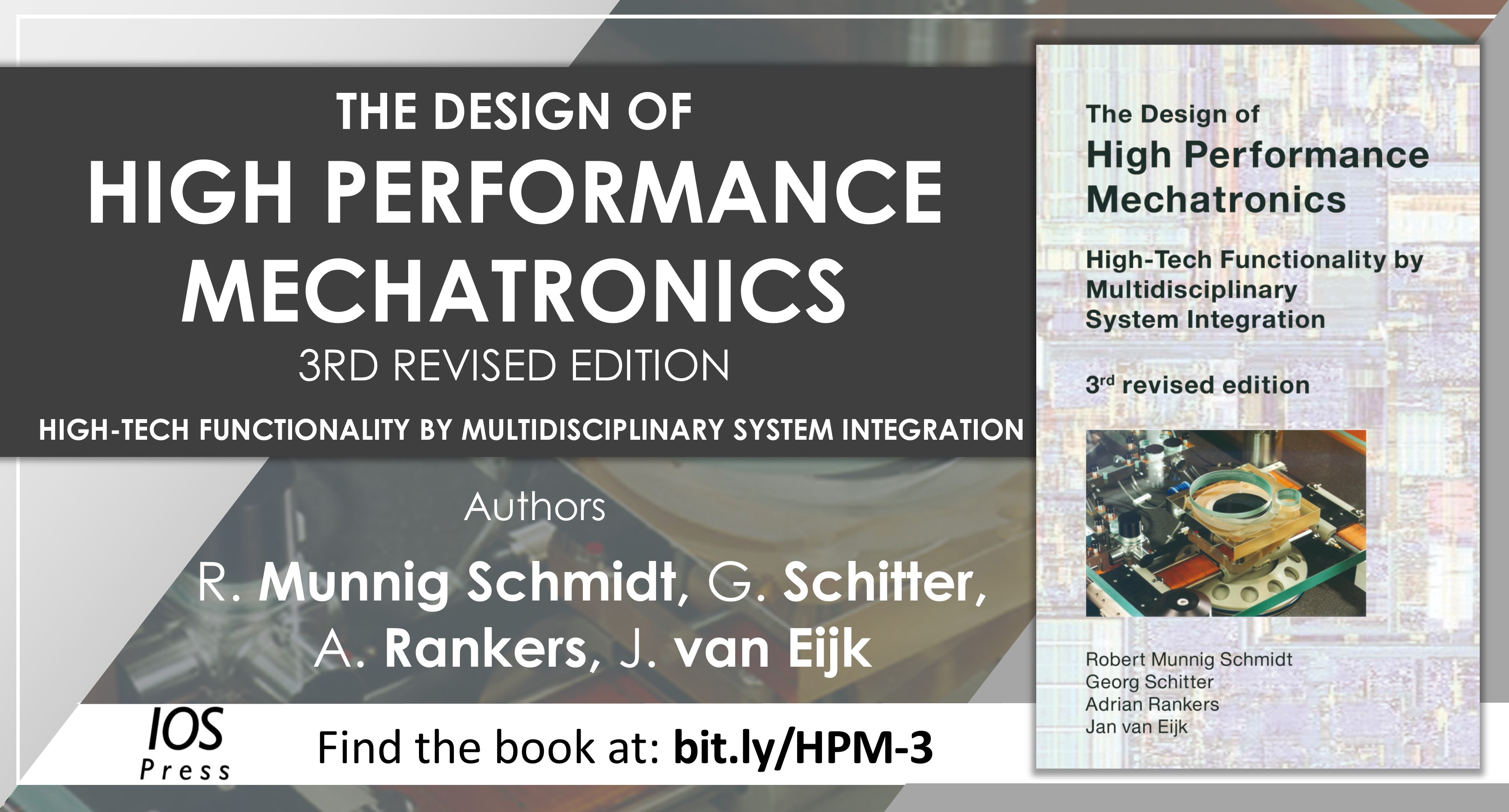 3rd revised edition of the book 'The Design of High Performance Mechatronics'